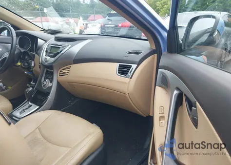 2012 Hyundai Elantra Limited (Ulsan Plant) z USA, uszkodzony, nr VIN KMHDH4AE1CU389543